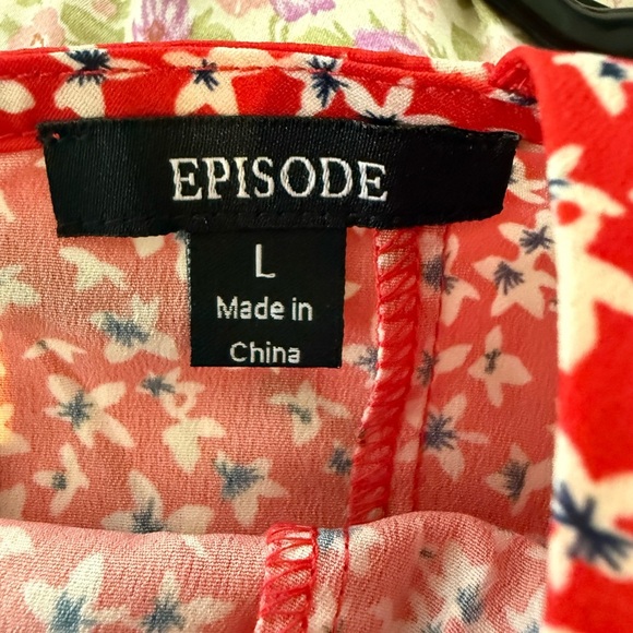 NWT Red Floral Summer Mini Dress - Picture 6 of 6